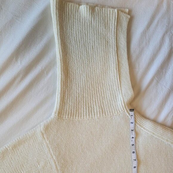 Stella McCartney White Wool-blend Poncho #281 Size S - Picture 12 of 16